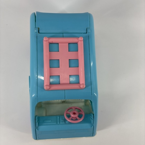 Fisher Price Loving Family Dollhouse Blue Van Minivan Car Trunk 1993 Vintage - Picture 7 of 7